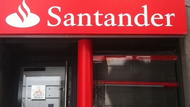 Una sucursal del Banco Santander en Puerto Rico.