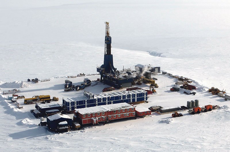 Planta de extracción de Repsol en Alaska. Foto: Repsol.