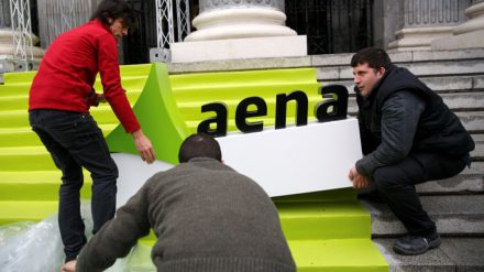 Actos preparativos de la salida a bolsa de AENA (2015). Foto: REUTERS/Andrea Comas.