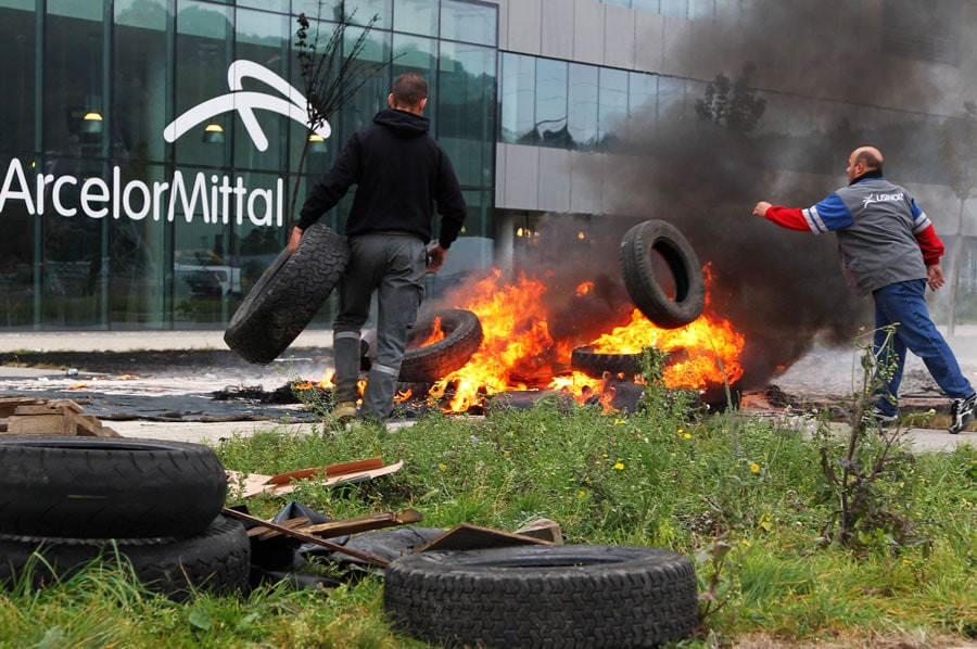 trabajadores de ArcelorMittal